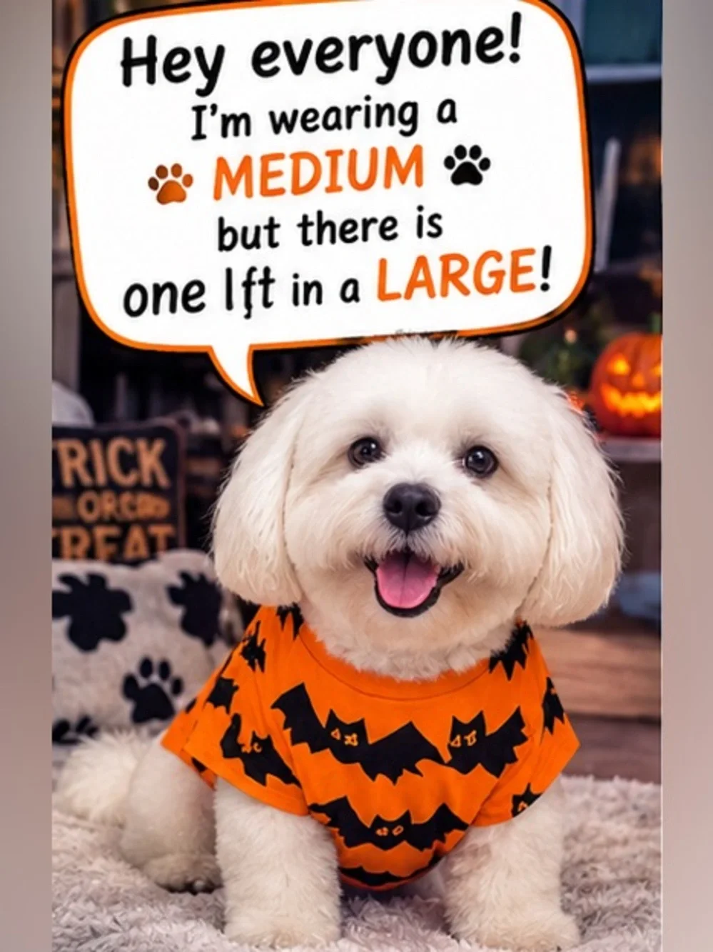 RARE Discontinued Old Navy Halloween Dog Tee | Size XL